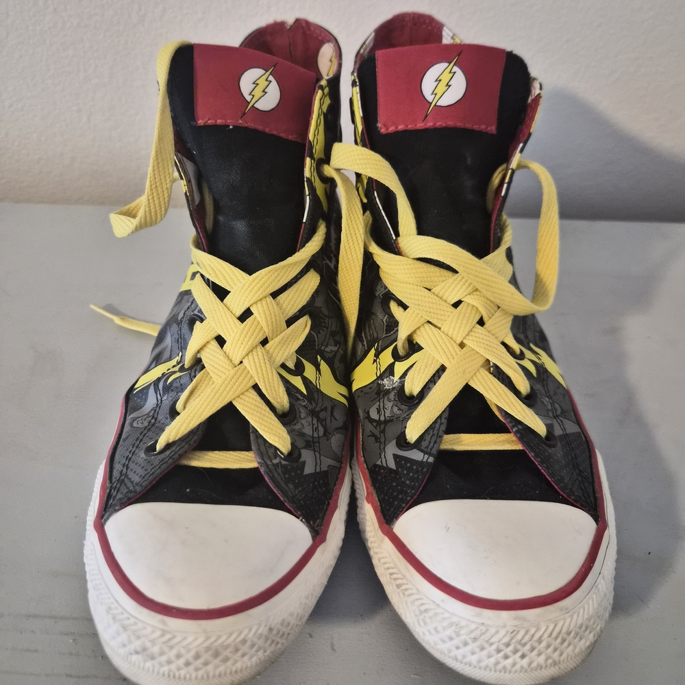 Converse The Flash High-Top Sneakers - Yellow and Red - Picture 4 of 9